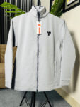 Full Zipper Light Gray Jackets